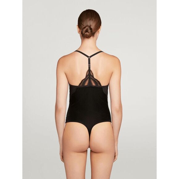 NWT Wolford Esmeralda String Body Black 10 C-cup - Picture 3 of 16